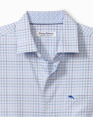 Tommy Bahama | Sarasota Stretch Cabo Check IslandZone® Shirt / Chambray Blue