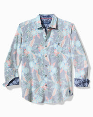Tommy Bahama | Coastline Cord Stretch Shoreline Vines Shirt / Dockside Blue