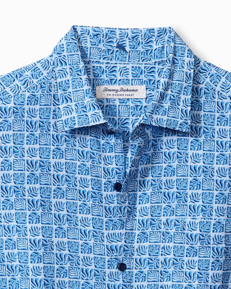Tommy Bahama | Bahama Coast Cozumel Tiles IslandZone® Shirt / Dew Drop