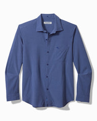 Tommy Bahama | Bahama Coast Sands IslandZone® Long-Sleeve Shirt / Classic Blue