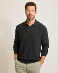 Tommy Bahama | Capital Cable Sweater Polo / Black