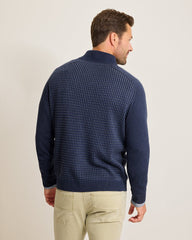 Tommy Bahama | Coastal Shores Half-Zip Sweater / Navy