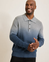 Tommy Bahama | Ombré Dip-Dye Sweater Polo / Dress Blues