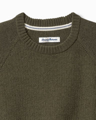 Tommy Bahama | Shoreline Surfcomber Crew Sweater / Forest Night