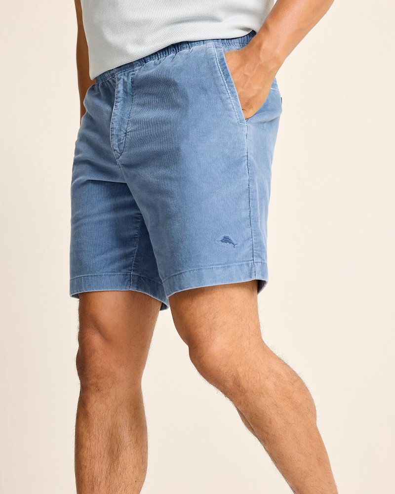 Tommy Bahama | Sea Coast Corduroy E-Waist 8-Inch Shorts / Dockside Blue