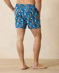 Tommy Bahama | Rialto Tiki Tropics 6-Inch Swim Trunks / Cobalt Haze
