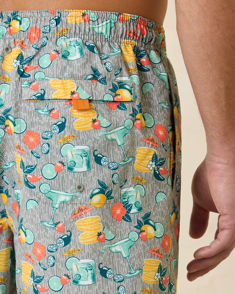 Tommy Bahama | Naples Tales of a Cocktail 6-Inch Swim Trunks / Concrete Grey