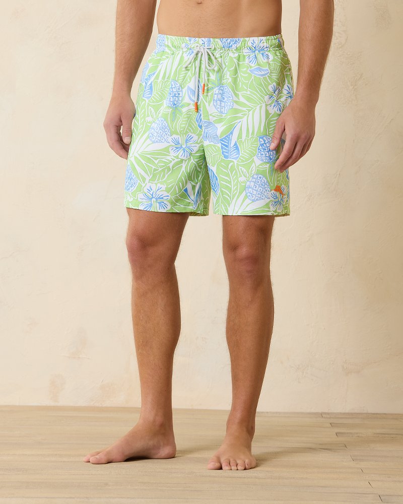 Tommy Bahama | Naples Pineapple Hideaway 6-Inch Swim Trunks / Tequila