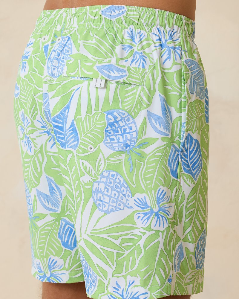Tommy Bahama | Naples Pineapple Hideaway 6-Inch Swim Trunks / Tequila