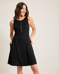 Tommy Bahama | Darcy Fit-and-Flare Dress / Black