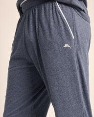 Tommy Bahama | Big & Tall Jersey Lounge Joggers / Heathered Blue