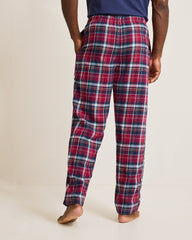 Tommy Bahama | Flannel Plaid Pajama Pants / Beet Red