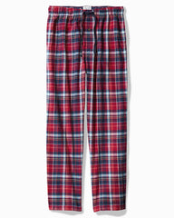 Tommy Bahama | Big & Tall Flannel Plaid Pajama Pants / Beet Red
