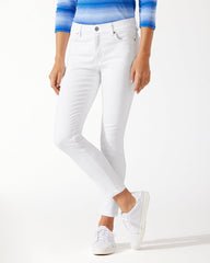 Tommy Bahama | Ella Twill High-Rise Ankle Jeans / White