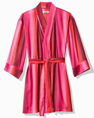 Tommy Bahama | Short Satin Robe / Burgundy